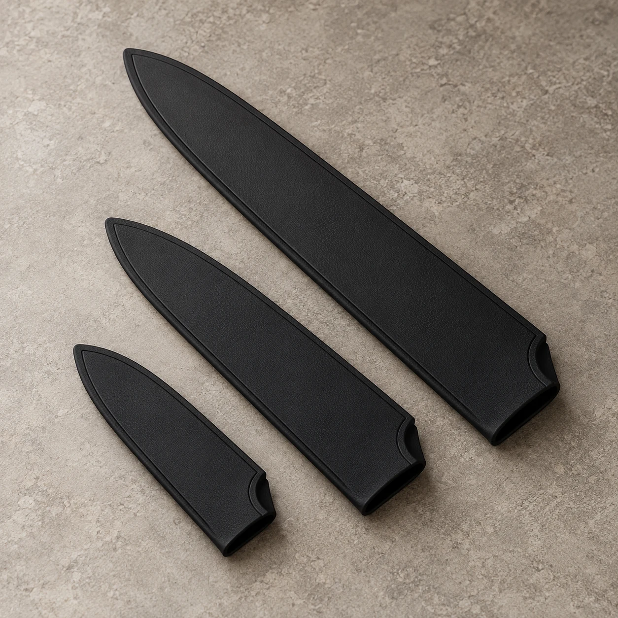 Three knife sleeves